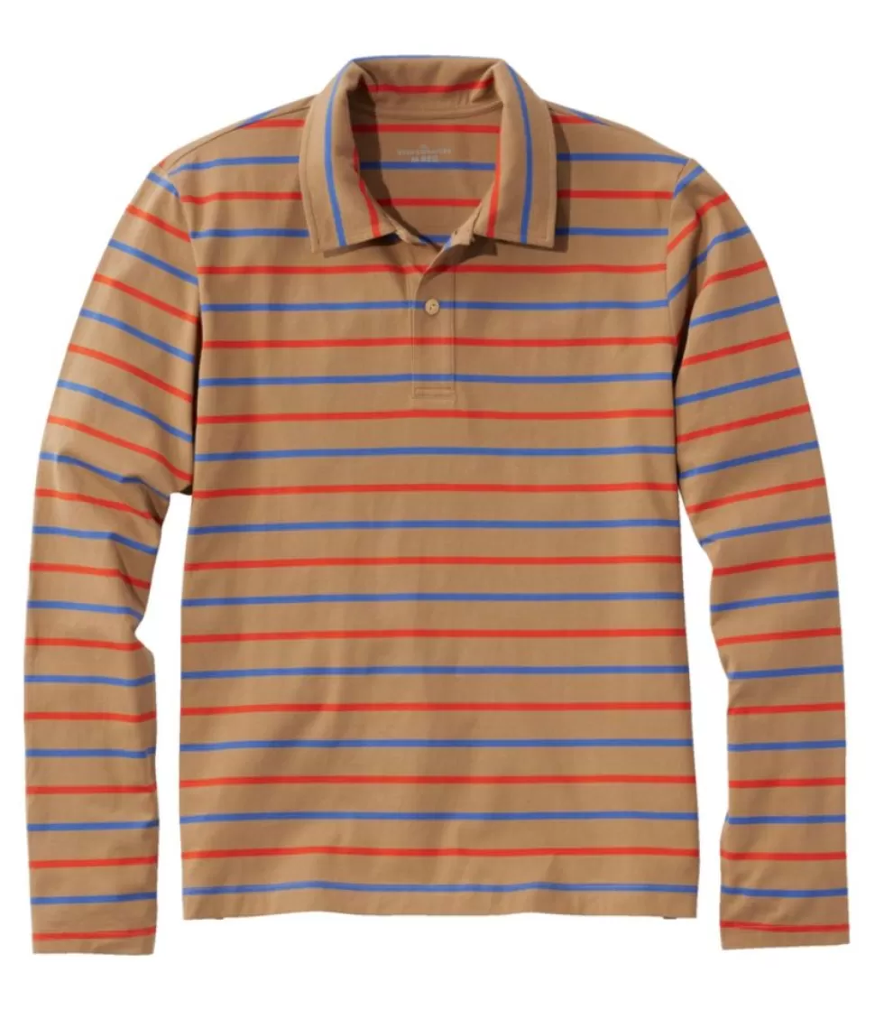 Store "Men's Signature Stonecoast Polo, Long-Sleeve, Stripe" Shirts