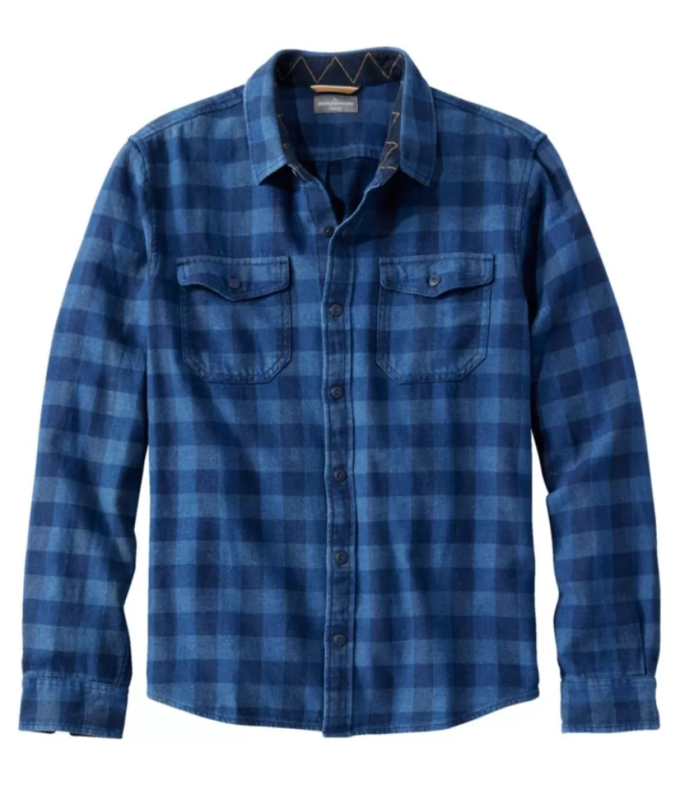 Cheap "Men's Signature Washed Indigo Shirt, Long-Sleeve" Shirts