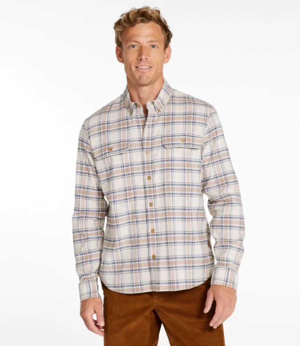 Outlet "Men's Stonecoast Hemp Shirt, Long-Sleeve, Slightly Fitted Untucked Fit" Shirts