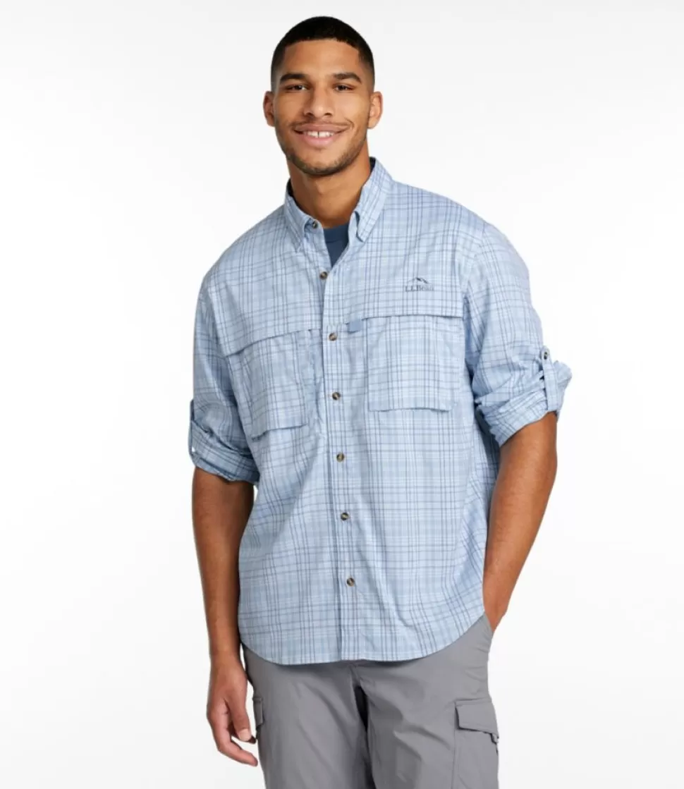 Outlet "Men's Tropicwear Shirt, Plaid Long-Sleeve" Shirts | Activewear