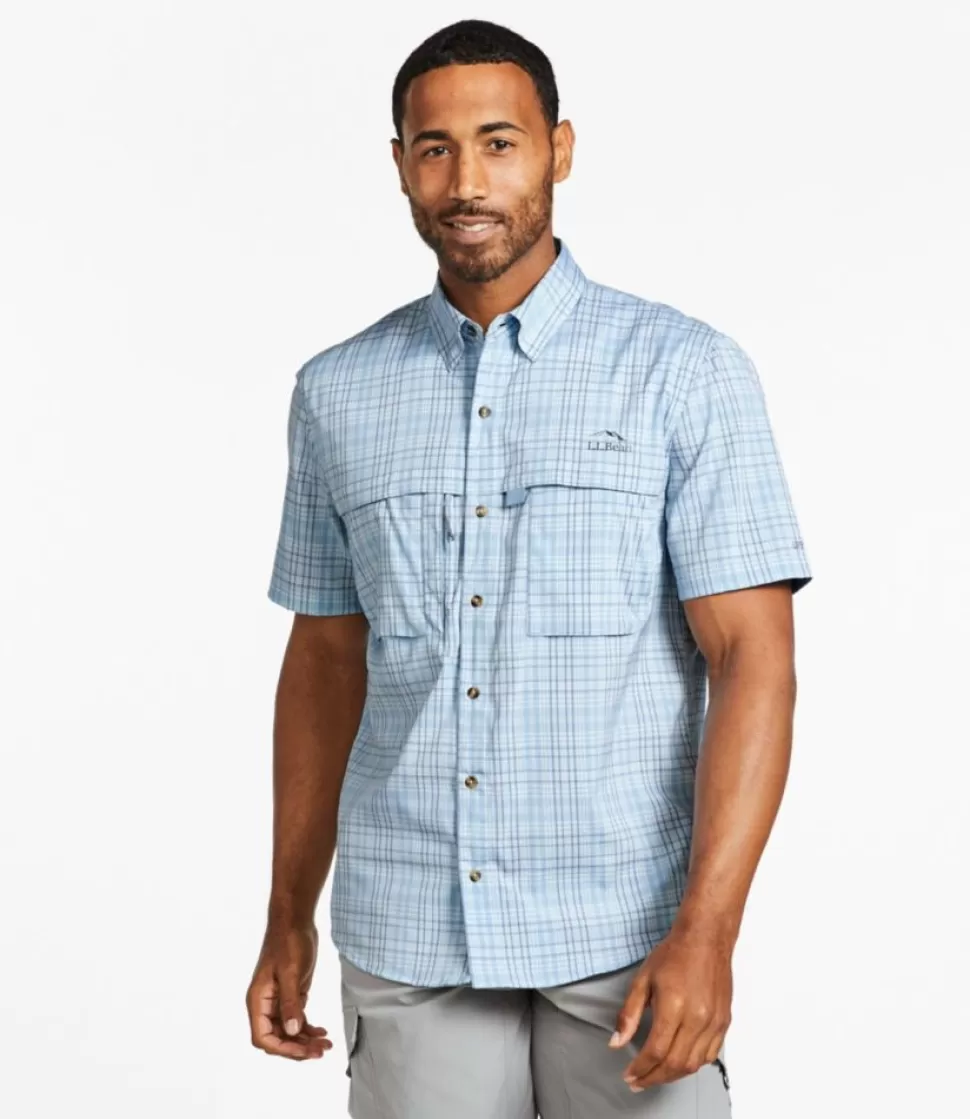 Shop "Men's Tropicwear Shirt, Plaid Short-Sleeve" Shirts | Fishing