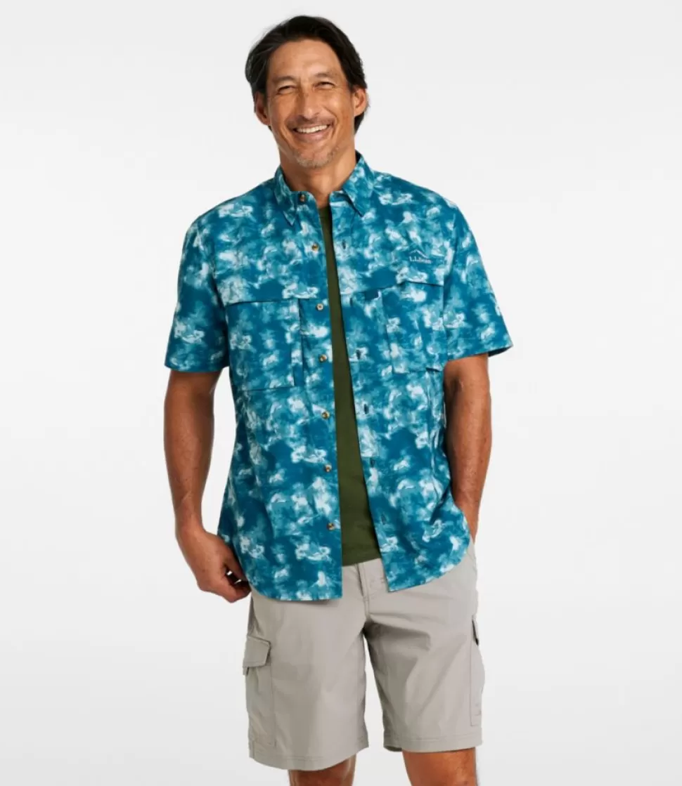 Sale "Men's Tropicwear Shirt, Short-Sleeve Print" Shirts | Fishing