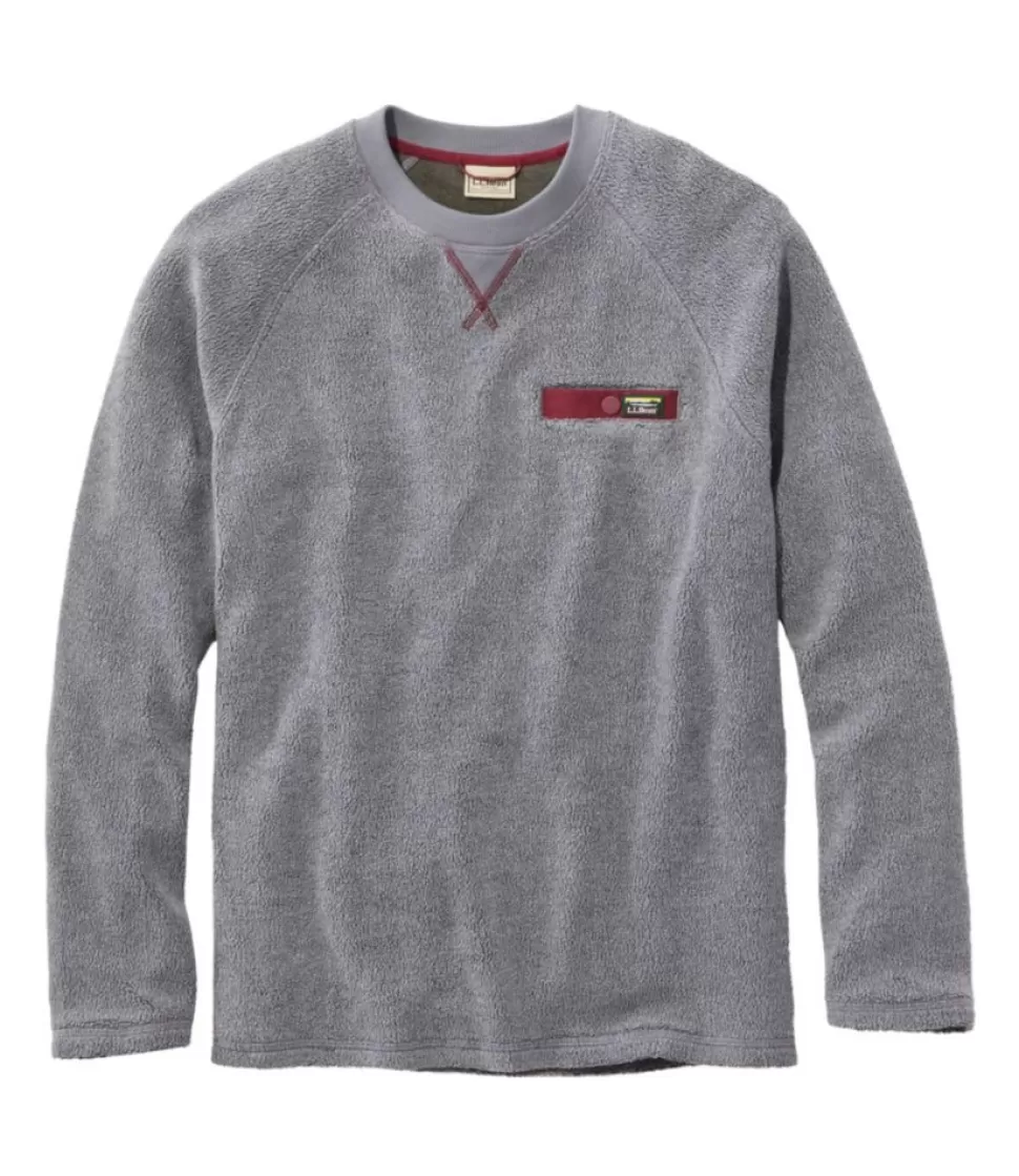 New "Men's Tumbled Sherpa, Crew" Sweatshirts | Fleece