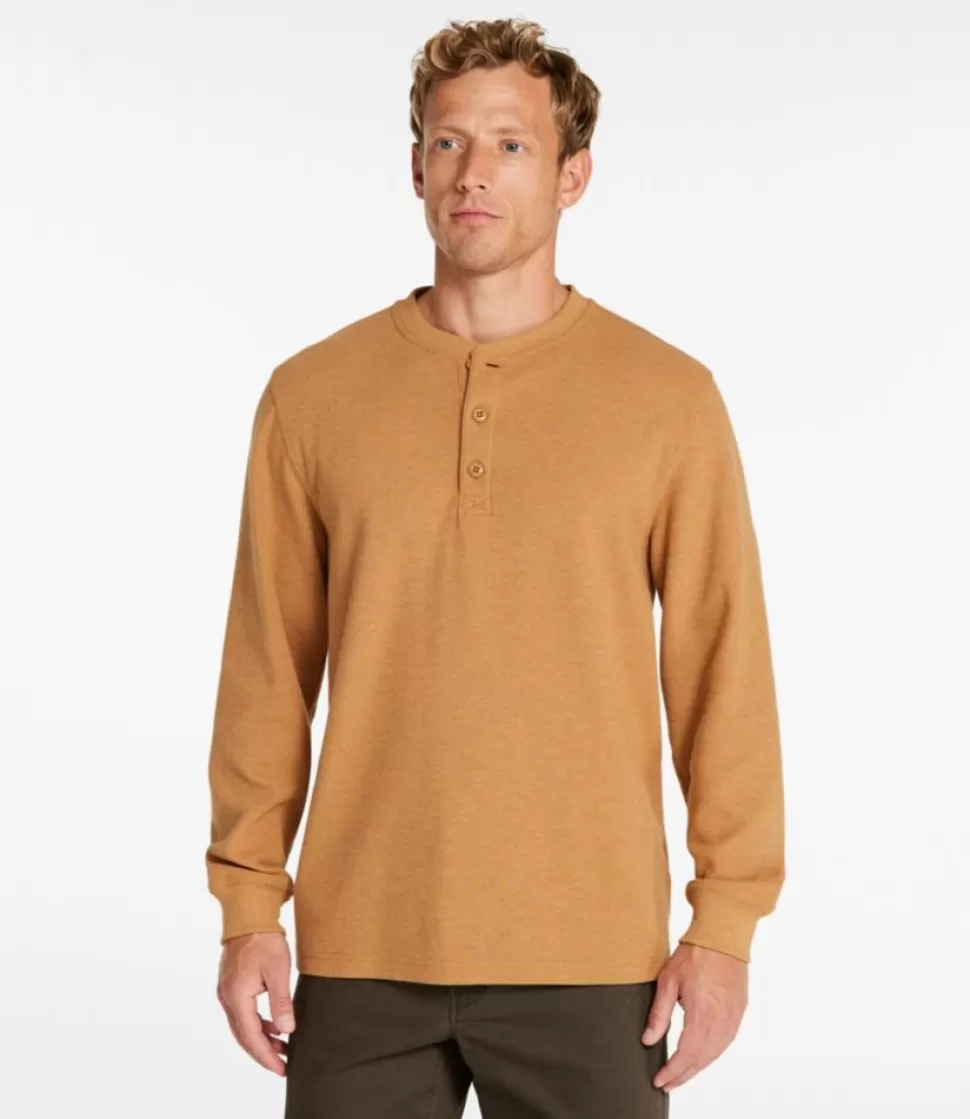 Online "Men's Unshrinkable Mini-Waffle Henley, Long-Sleeve Traditional Fit" Shirts