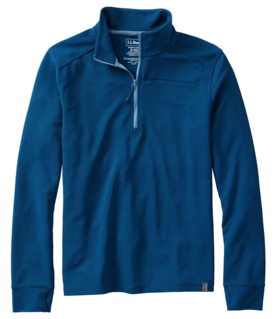 Hot "Men's VentureStretch Ottoman-Rib Pullover, Quarter-Zip" Activewear | Sweatshirts