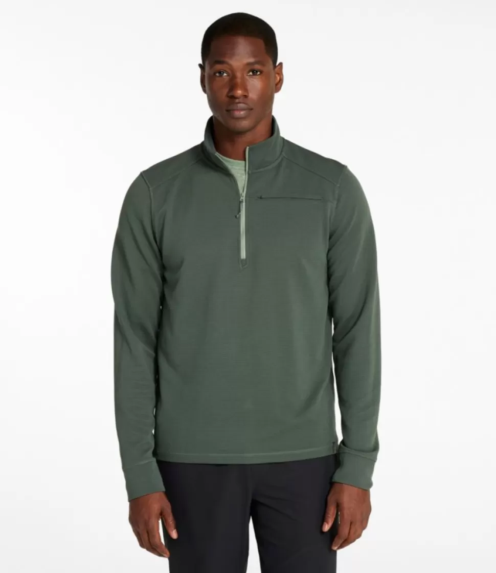 Hot "Men's VentureStretch Ottoman-Rib Pullover, Quarter-Zip" Activewear | Sweatshirts