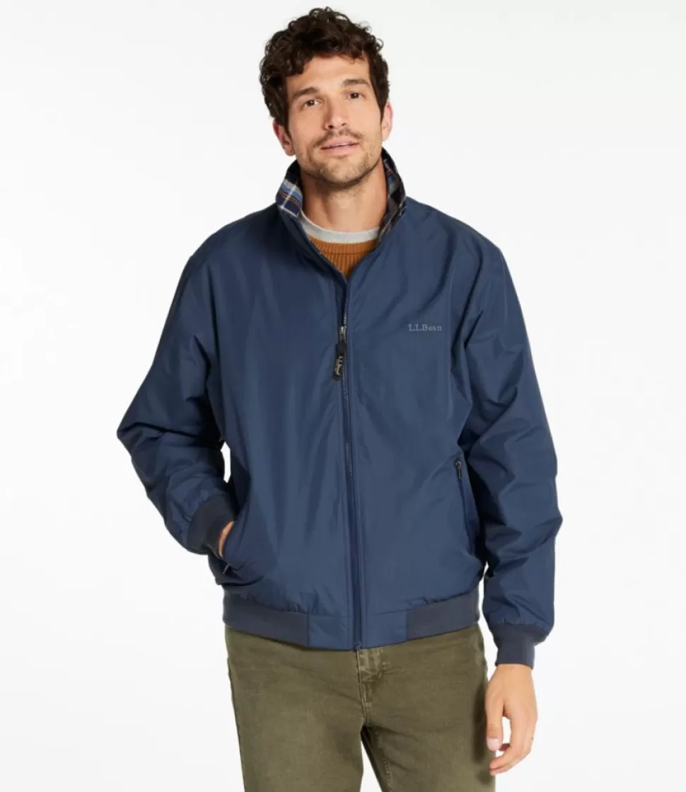 Outlet "Men's Warm-Up Jacket, Flannel-Lined" Insulated Jackets | Casual Jackets