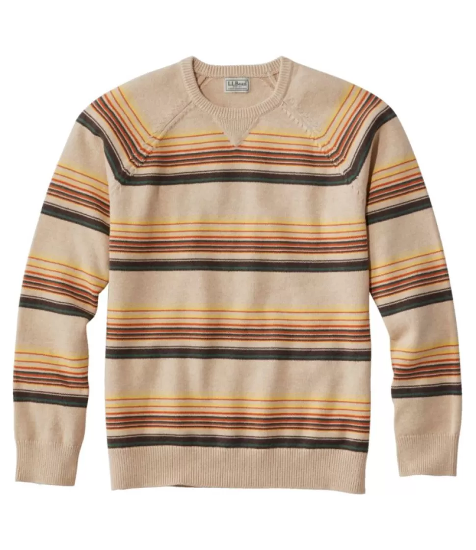 Online "Men's Wicked Soft Cotton/Cashmere Sweater, Crewneck, Stripe" Sweaters