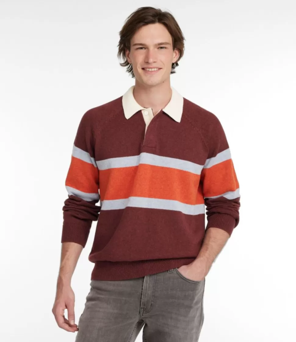 Flash Sale "Men's Wicked Soft Cotton/Cashmere Sweater, Rugby Polo, Stripe" Shirts | Sweaters