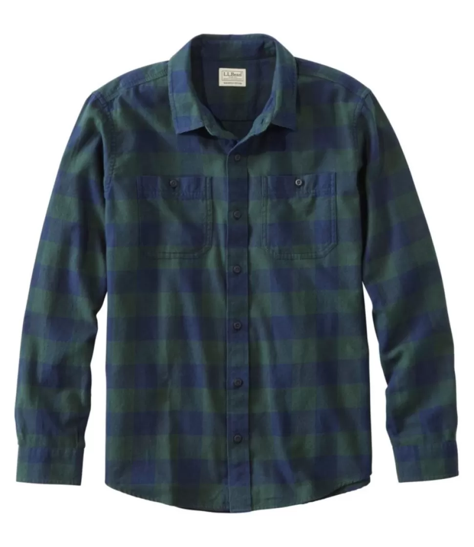 Cheap "Men's Wicked Soft Flannel Shirt, Slightly Fitted Untucked Fit" Shirts