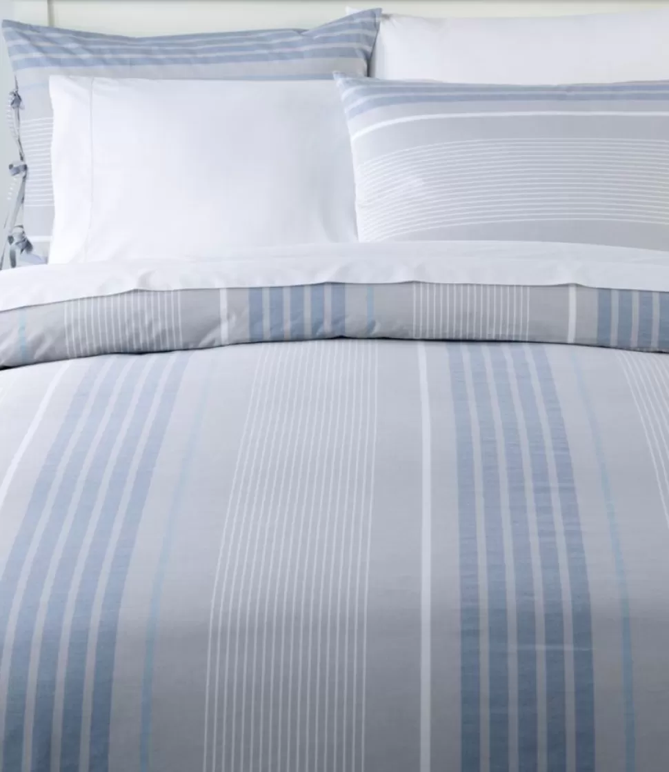 Outlet "Organic Cotton Comforter Cover Collection, Stripe" Bedding