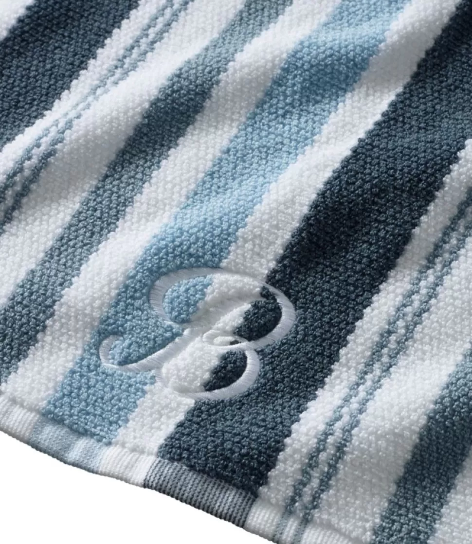 Best "Organic Textured Cotton Towel, Stripe" Bath