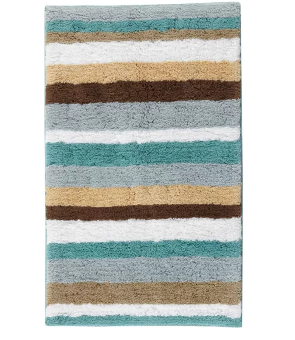 Flash Sale "Premium Cotton Bath Mat, Multistripe" Bath