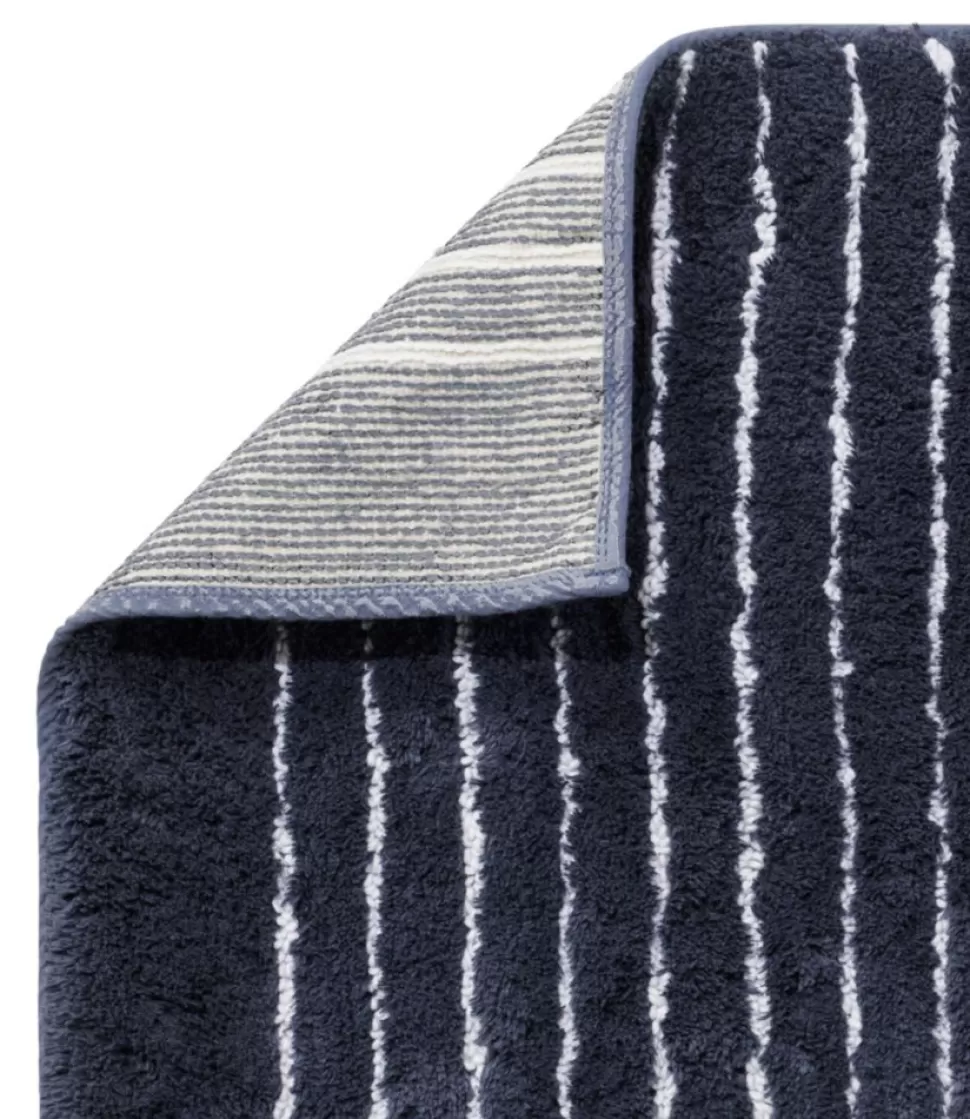 Best "Premium Cotton Bath Mat, Nautical Stripe" Bath