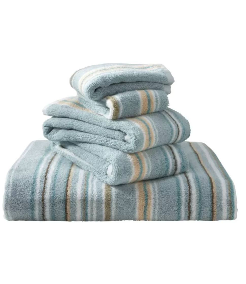 Clearance "Premium Cotton Towel Set, Stripe" Bath