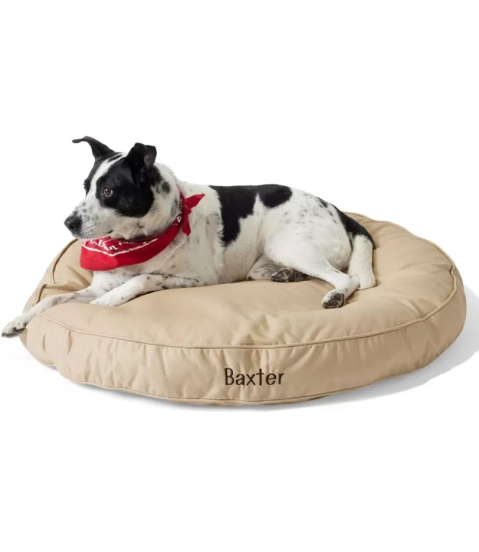 Best "Premium Denim Dog Bed, Round" Outdoor Accessories | Dog Supplies