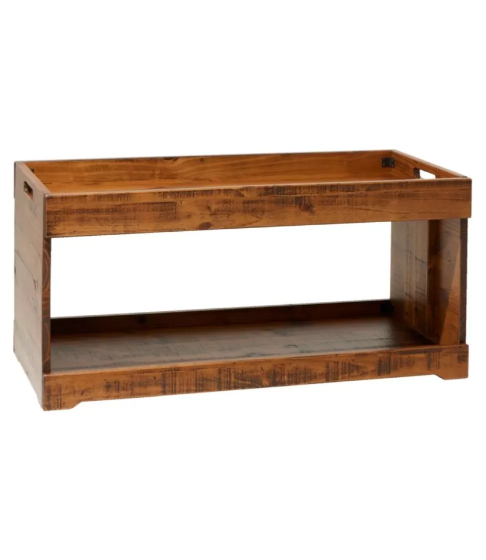 Sale "Rustic Wooden Two Tier Boot Tray" Furniture | Home Decor