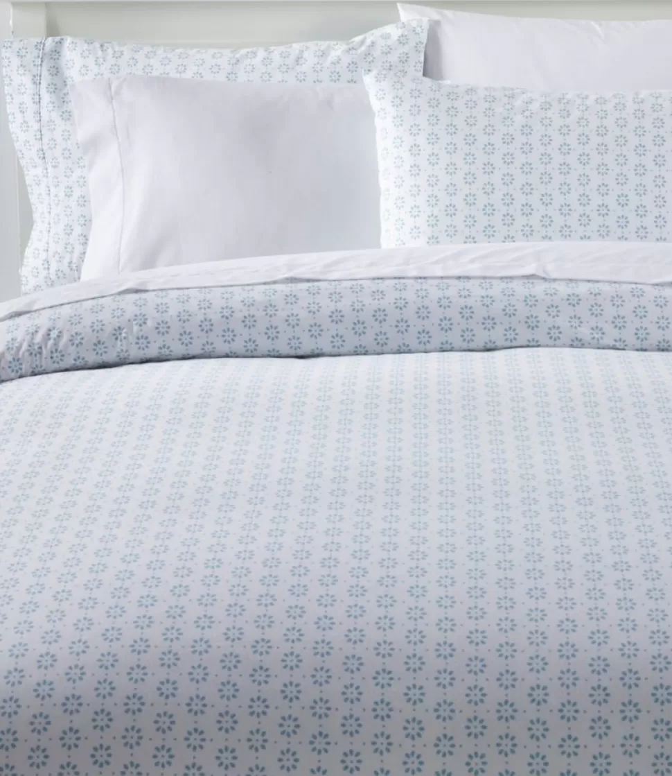 Outlet "Sunwashed Percale Comforter Cover, Print" Bedding