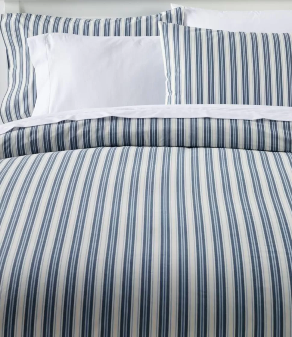 Shop "Sunwashed Percale Comforter Cover, Stripe" Bedding