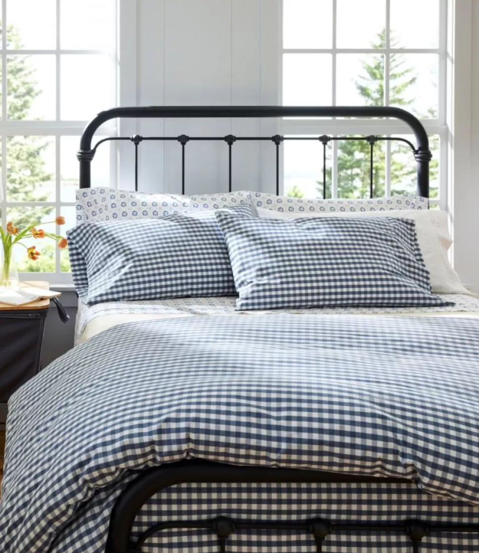 Clearance "Sunwashed Percale Sheet Collection, Gingham Check" Bedding