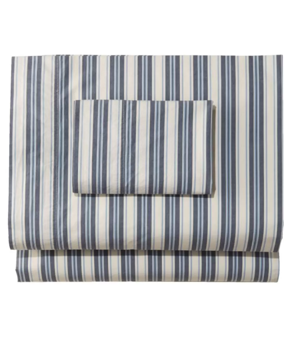 Cheap "Sunwashed Percale Sheet Collection, Stripe" Bedding