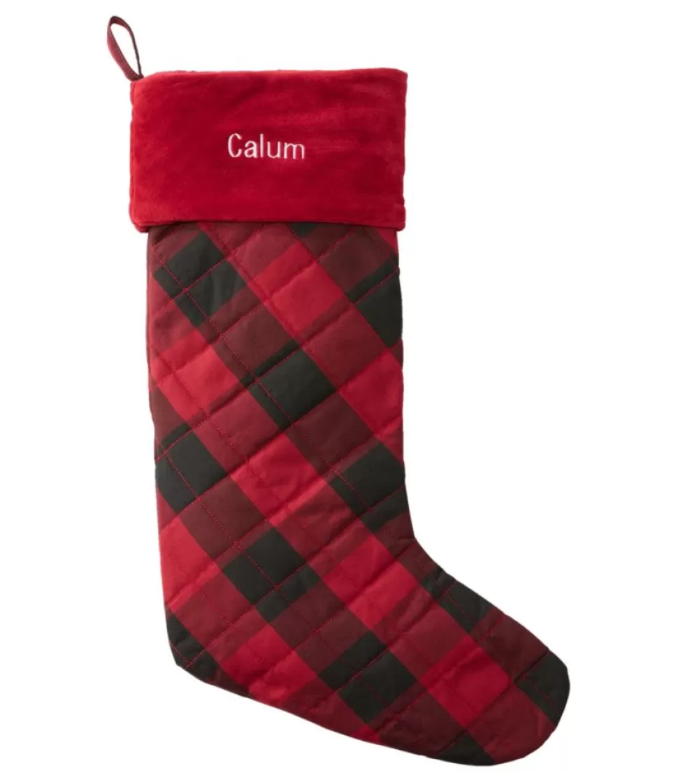 New "Tartan Velvet Stocking" Holiday