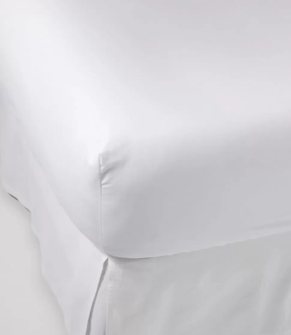 Best Sale "280-Thread-Count Pima Cotton Percale Sheet, Fitted" Bedding