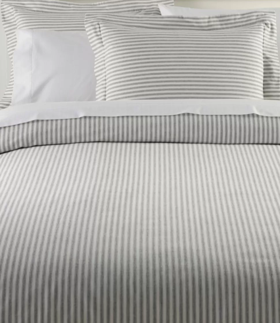 Hot "Ultrasoft Comfort Flannel Comforter Cover Collection, Stripe" Bedding