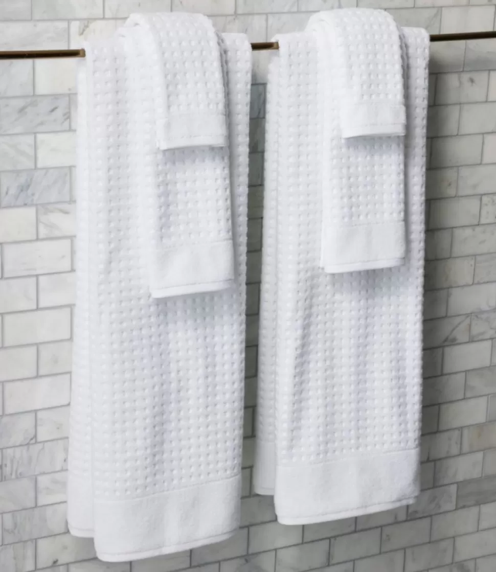 Fashion "Waffle Cotton Towel Set" Bath