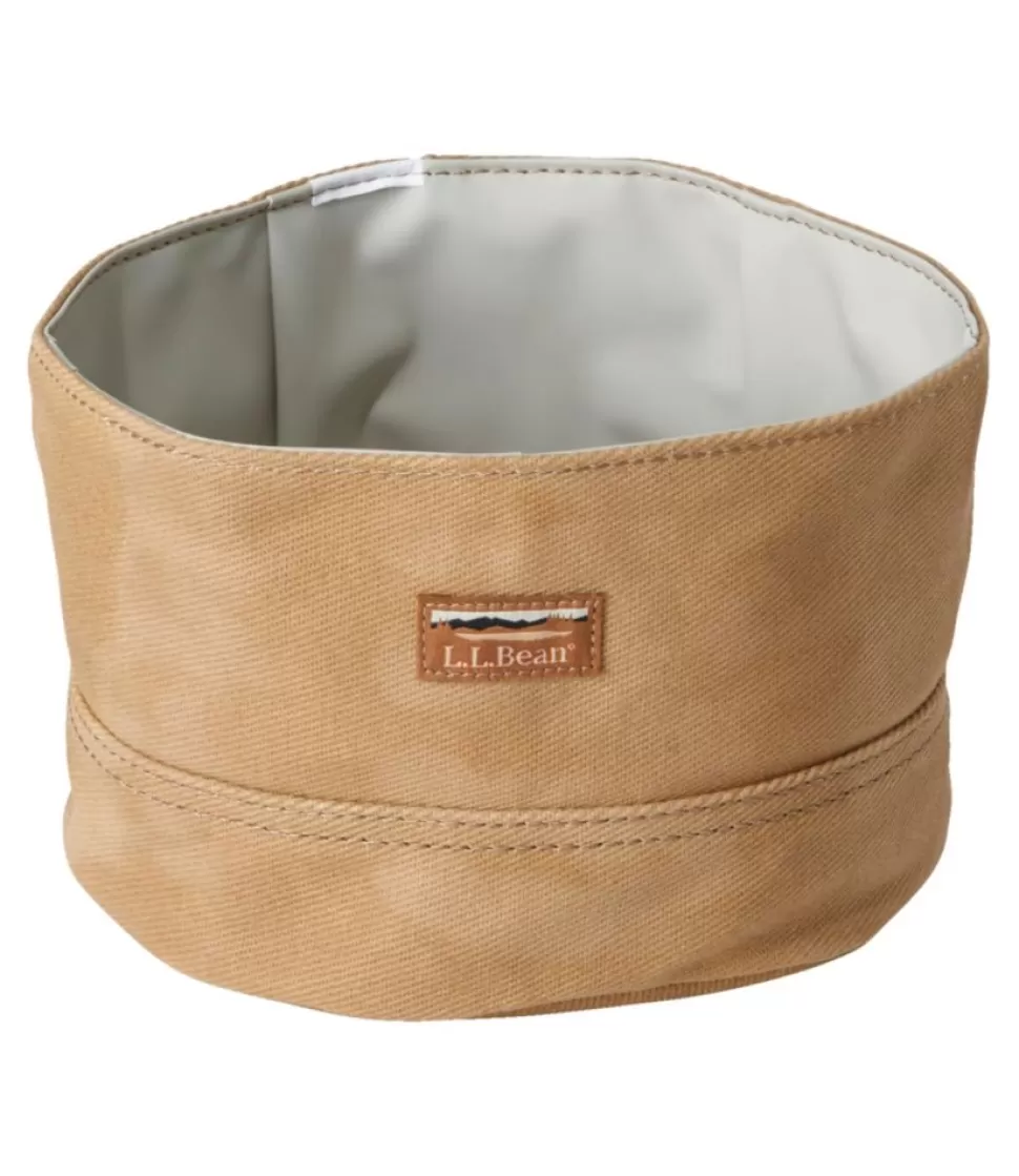 Best "Waxed-Canvas Dog Bowl" Outdoor Accessories | Dog Supplies