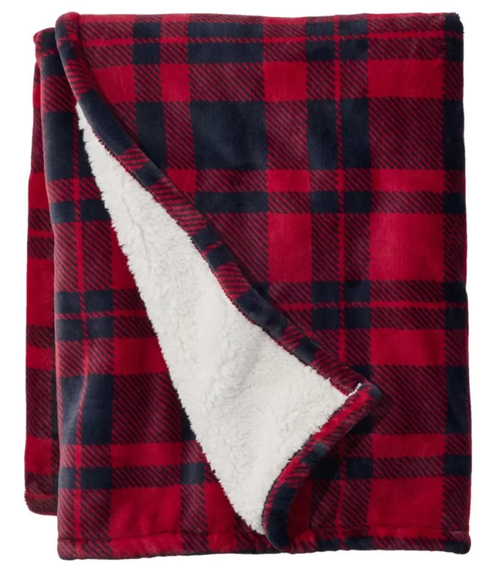 Fashion "Wicked Plush Sherpa Throw, Plaid" Bedding | Home Decor