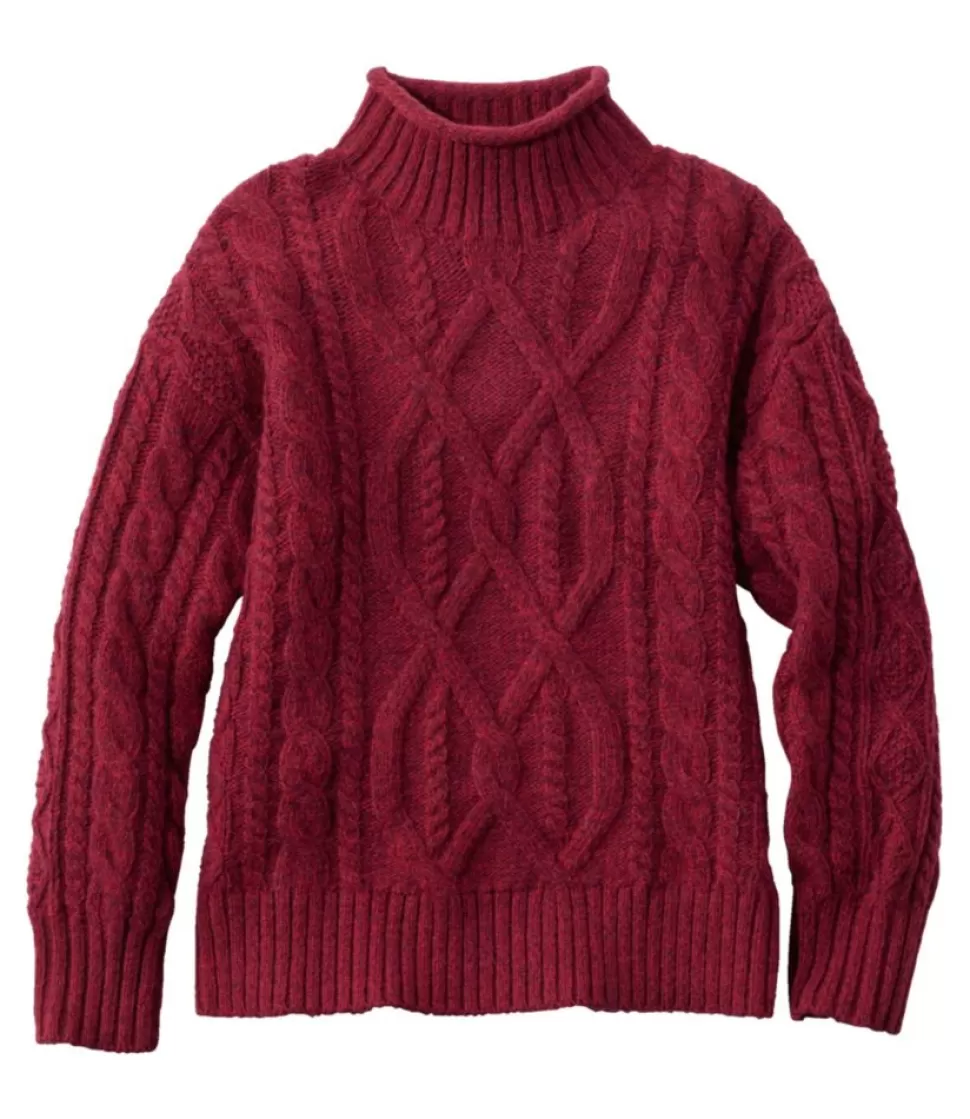 Store "Women's 1912 Heritage Wool Blend Mockneck Sweater" Women Sweaters