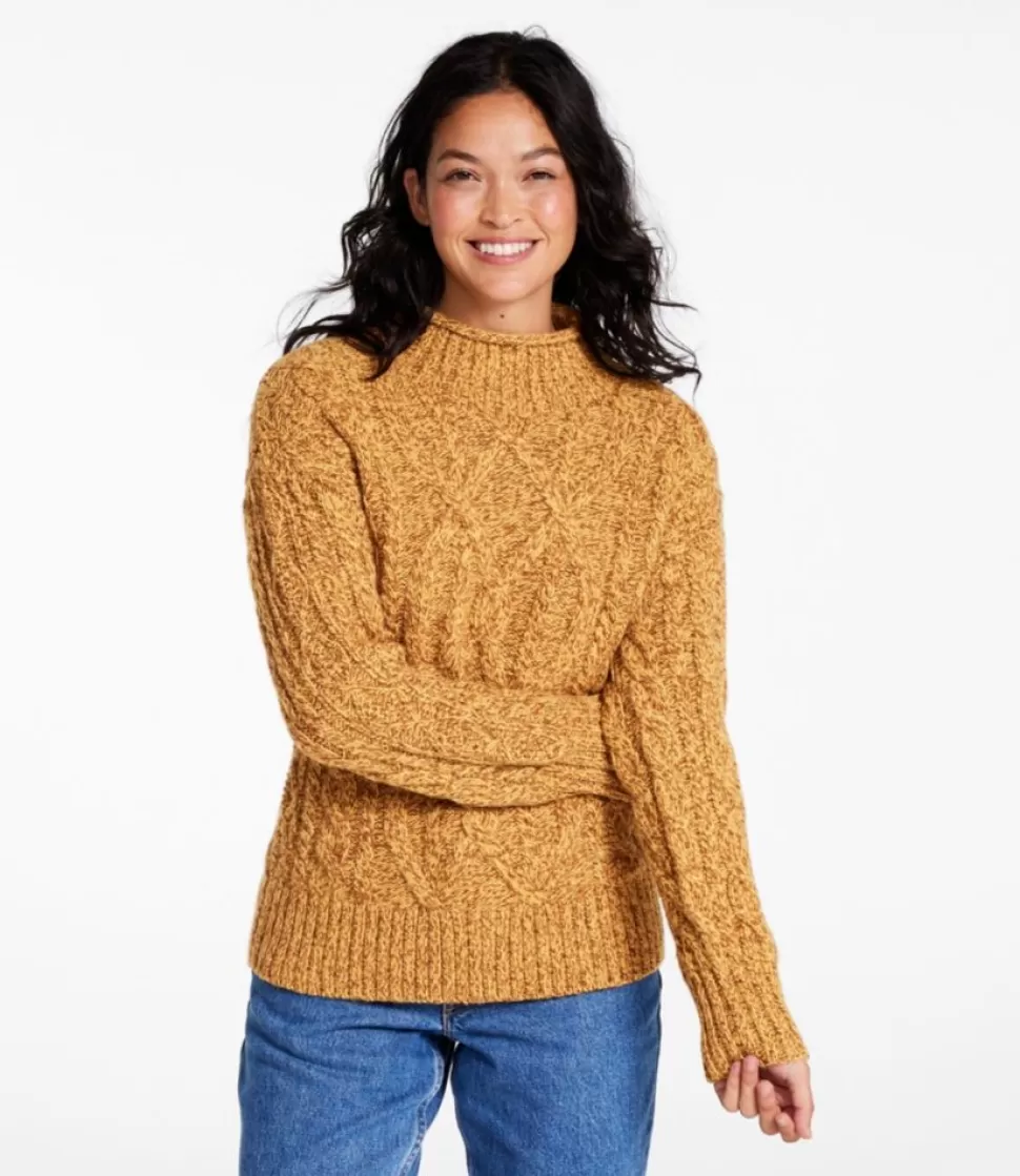 Store "Women's 1912 Heritage Wool Blend Mockneck Sweater" Women Sweaters