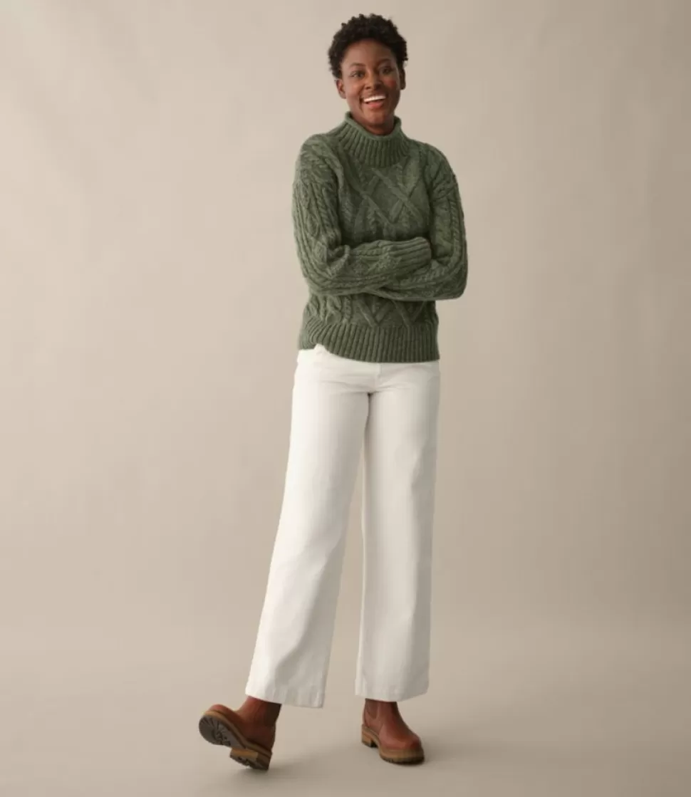 Store "Women's 1912 Heritage Wool Blend Mockneck Sweater" Women Sweaters