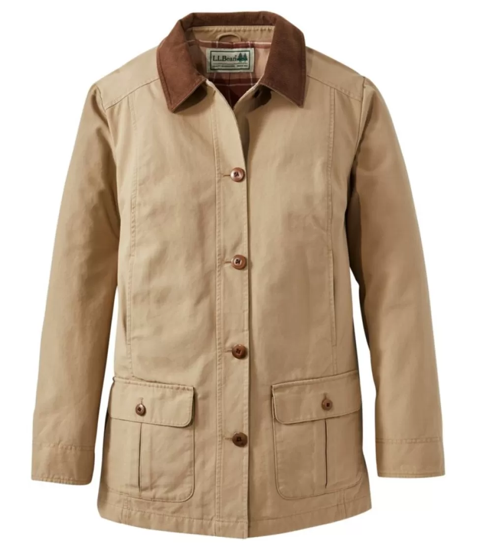 Sale "Women's Adirondack Barn Coat, Flannel-Lined" Women Casual Jackets