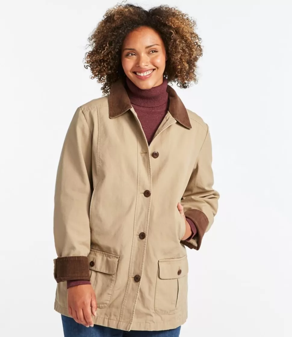 Sale "Women's Adirondack Barn Coat, Flannel-Lined" Women Casual Jackets