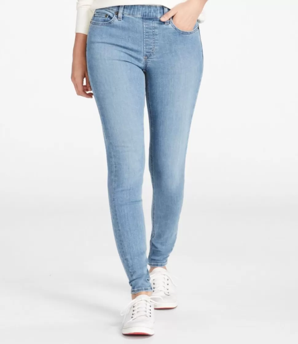 Flash Sale "Women's BeanFlex® Jeans, Mid-Rise Skinny-Leg Pull-On" Women Jeans