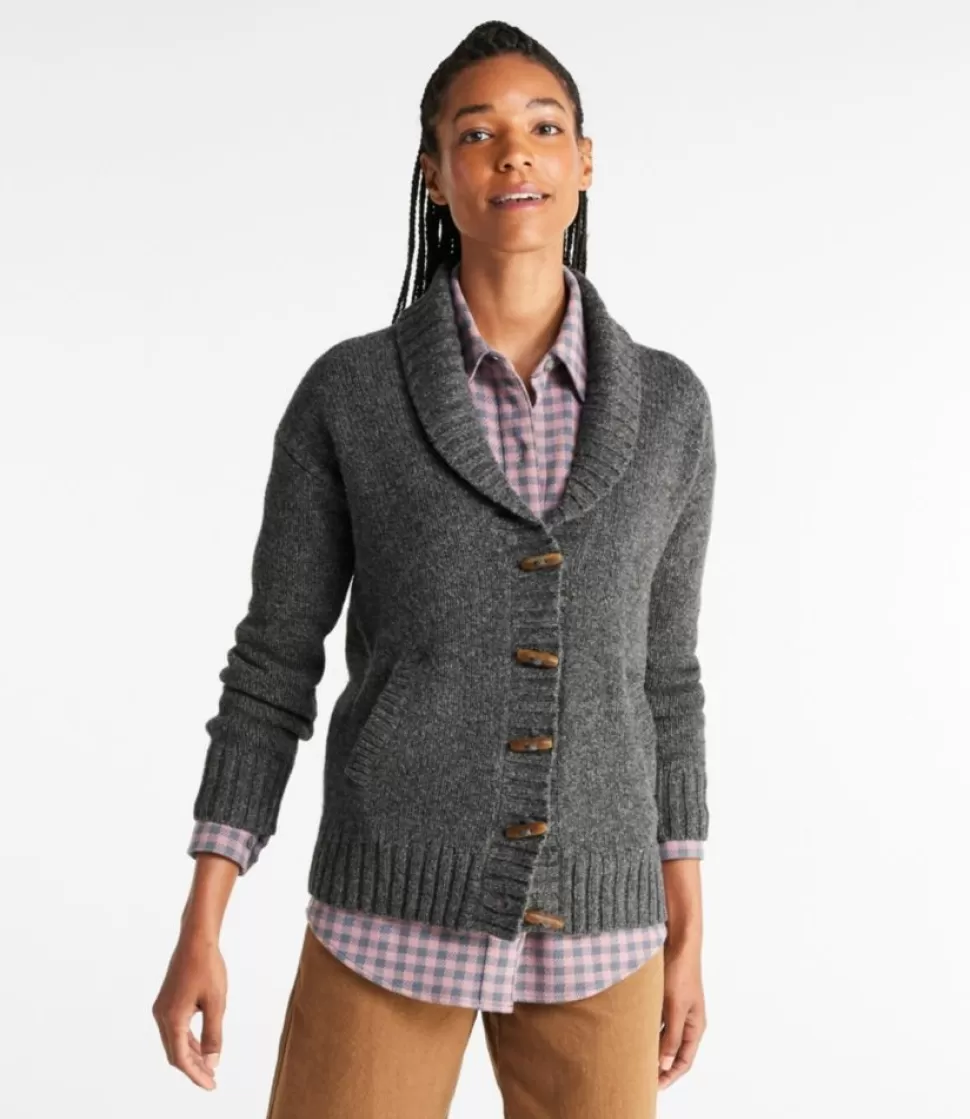 Best Sale "Women's Bean's Classic Ragg Wool Sweater, Cardigan" Women Sweaters