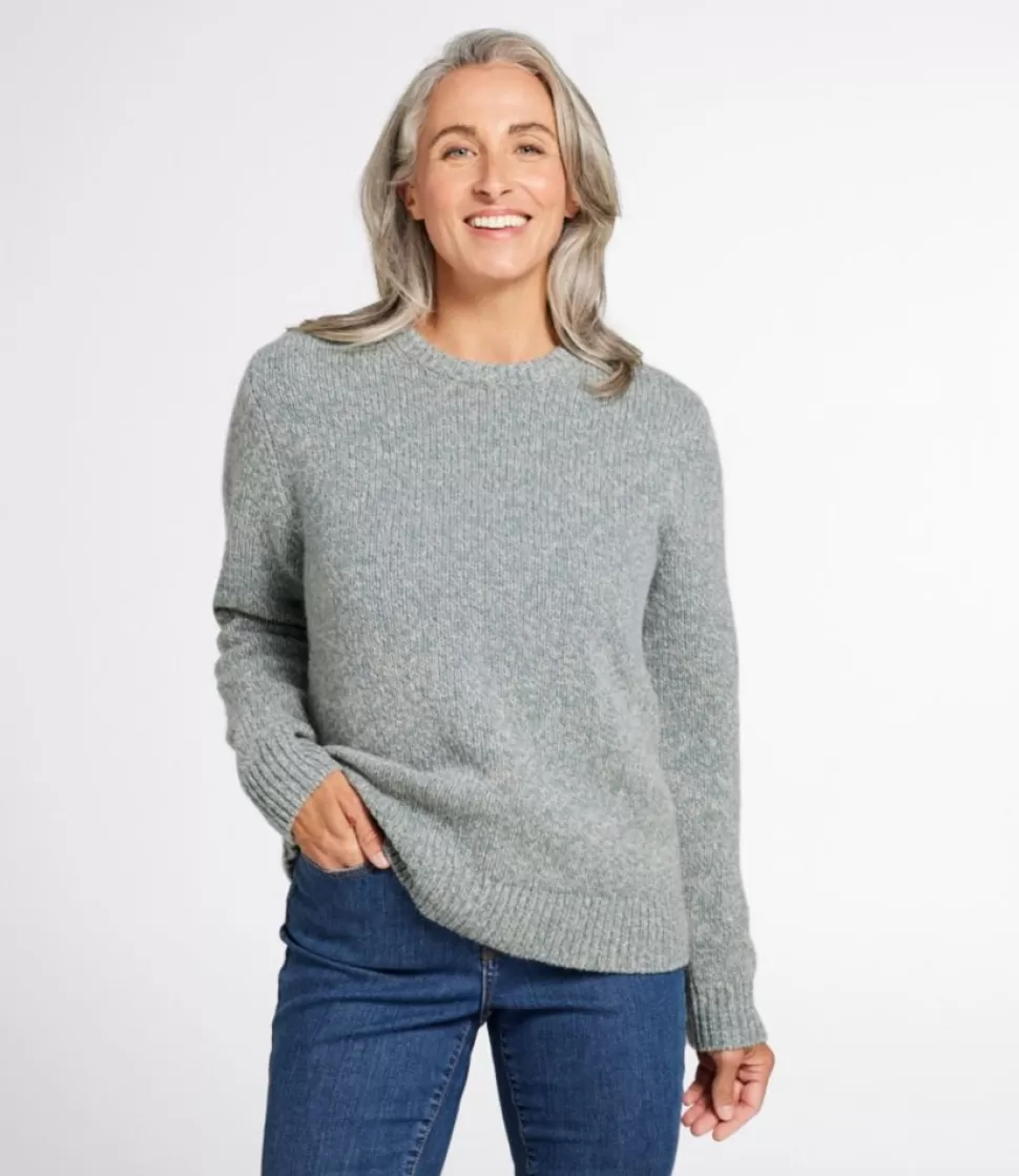 Flash Sale "Women's Bean's Classic Ragg Wool Sweater, Crewneck" Women Sweaters