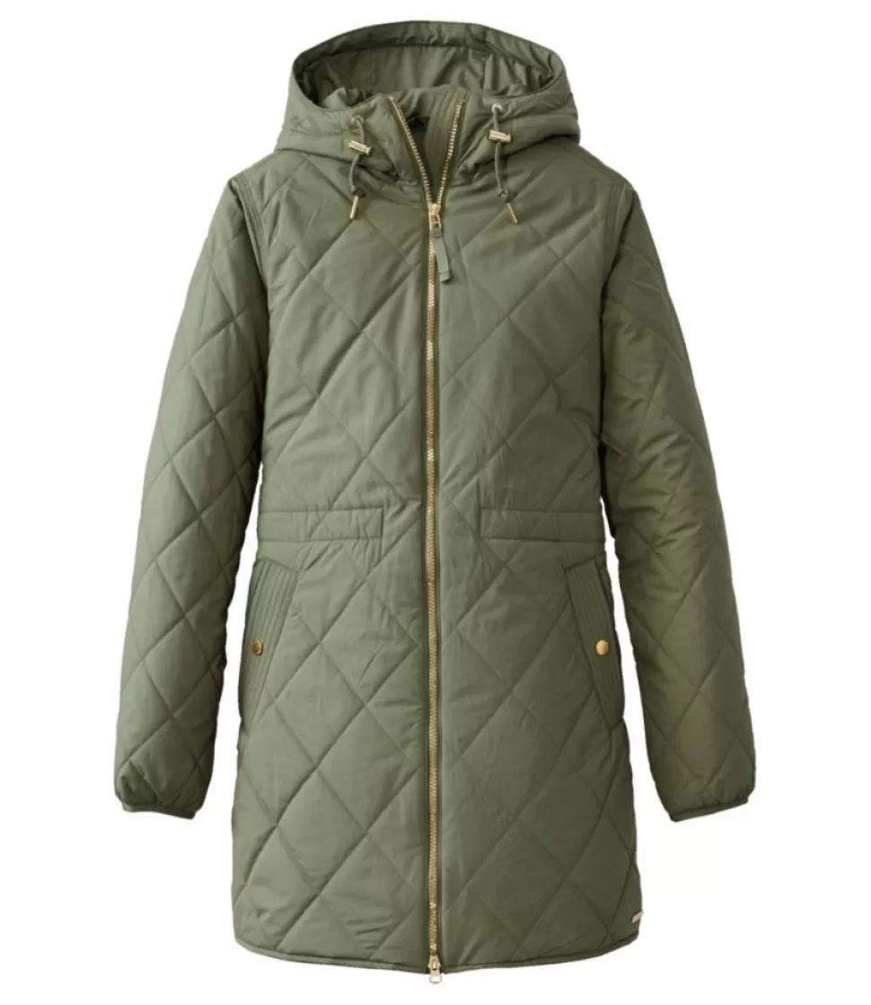 Clearance "Women's Bean's Cozy Quilted Coat" Women Casual Jackets