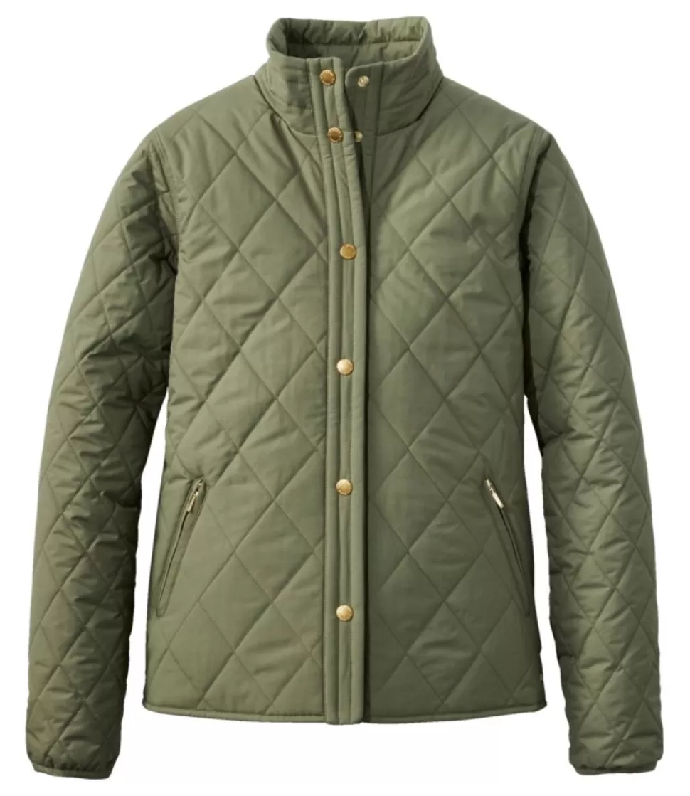 Best Sale "Women's Bean's Cozy Quilted Jacket" Women Casual Jackets