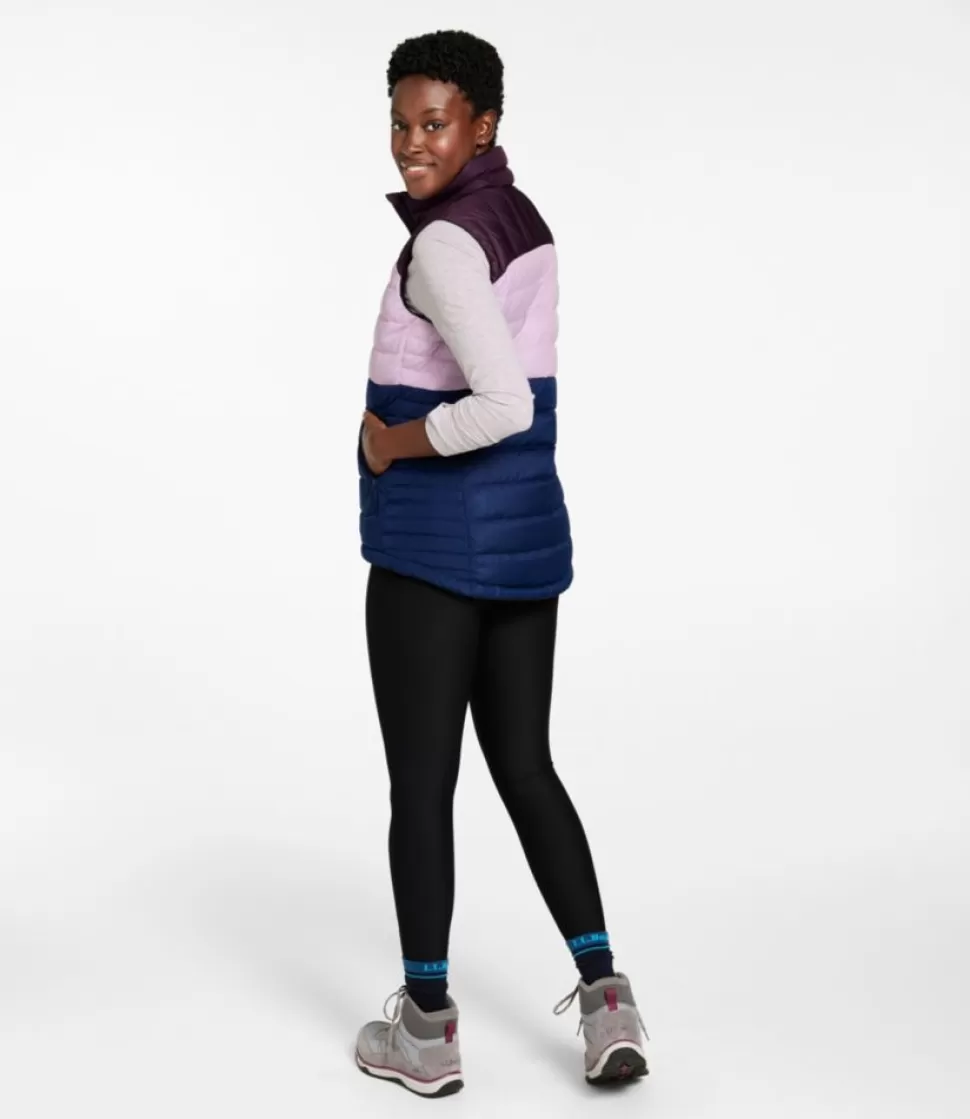 Outlet "Women's Bean's Down Vest, Colorblock" Women Vests