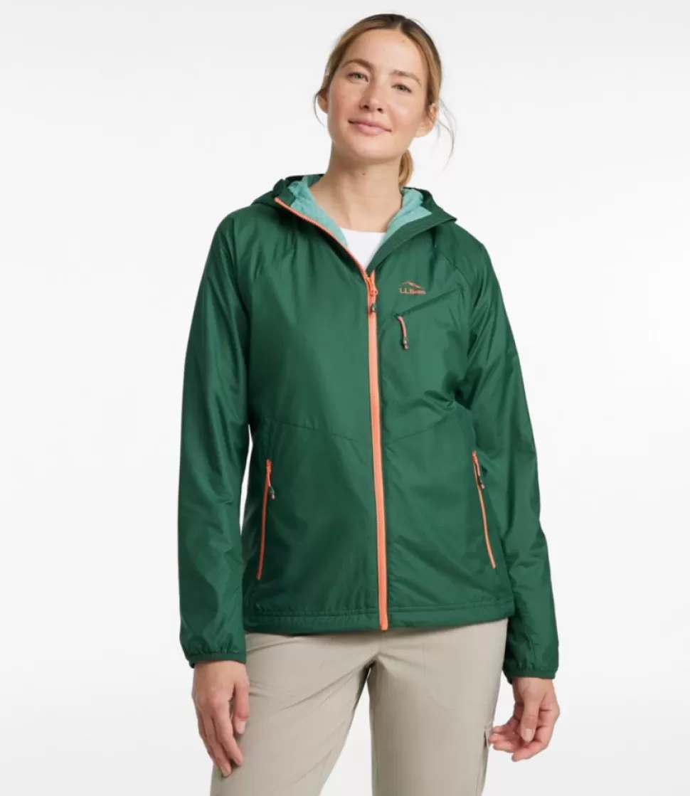 Fashion "Women's Bean's Performance Fleece-Lined Windbreaker Jacket" Women Windbreakers