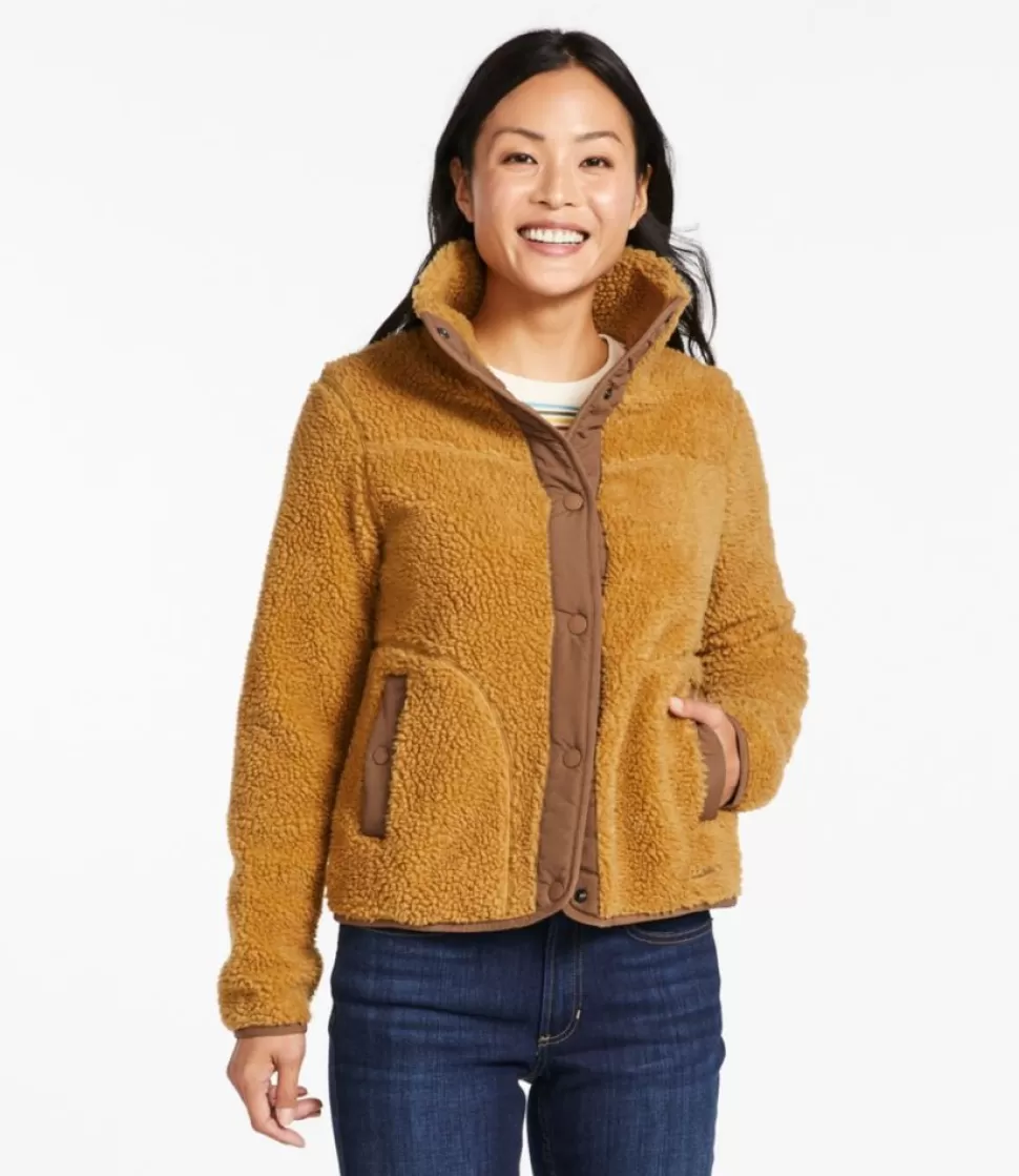 Best Sale "Women's Bean's Sherpa Fleece Jacket" Women Fleece | Fleece