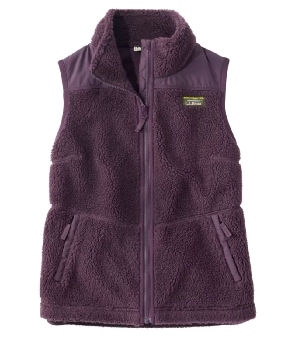 Clearance "Women's Bean's Sherpa Fleece Vest" Women Vests