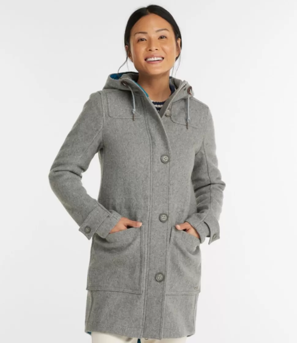 Cheap "Women's Bean's West End Wool Coat" Women Casual Jackets