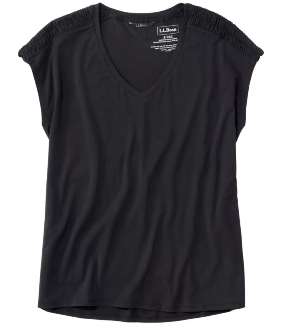 Discount "Women's Beyond Soft V-Neck Tee, Short Sleeve" Women Shirts & Tops | Activewear