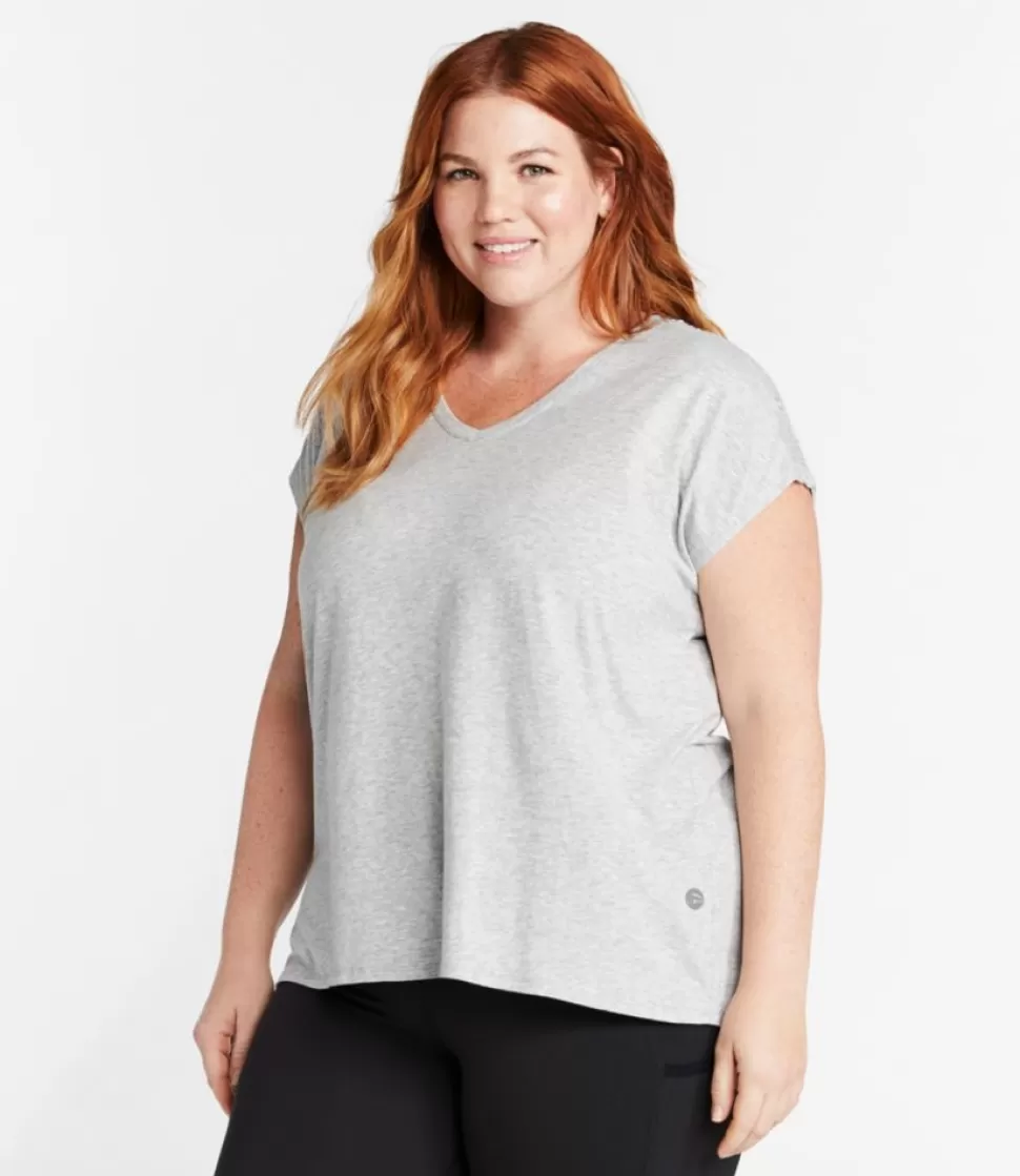 Discount "Women's Beyond Soft V-Neck Tee, Short Sleeve" Women Shirts & Tops | Activewear