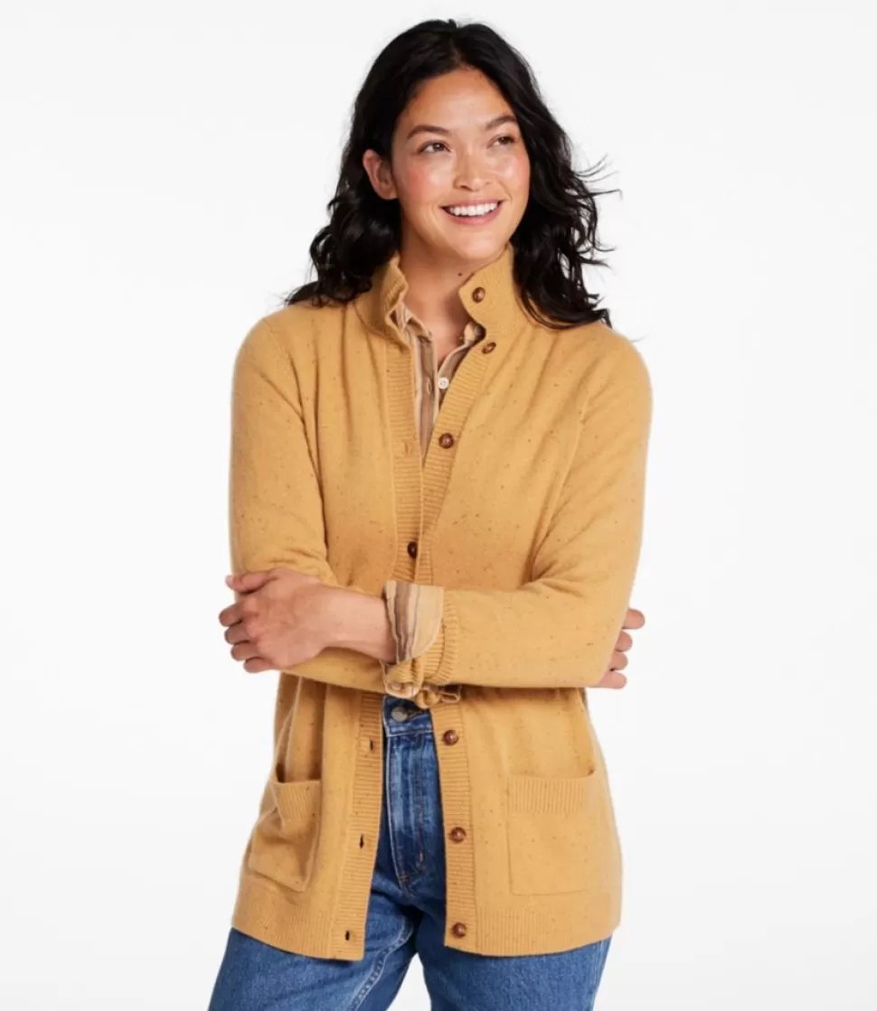 Flash Sale "Women's Classic Cashmere Button-Front Cardigan" Women Sweaters