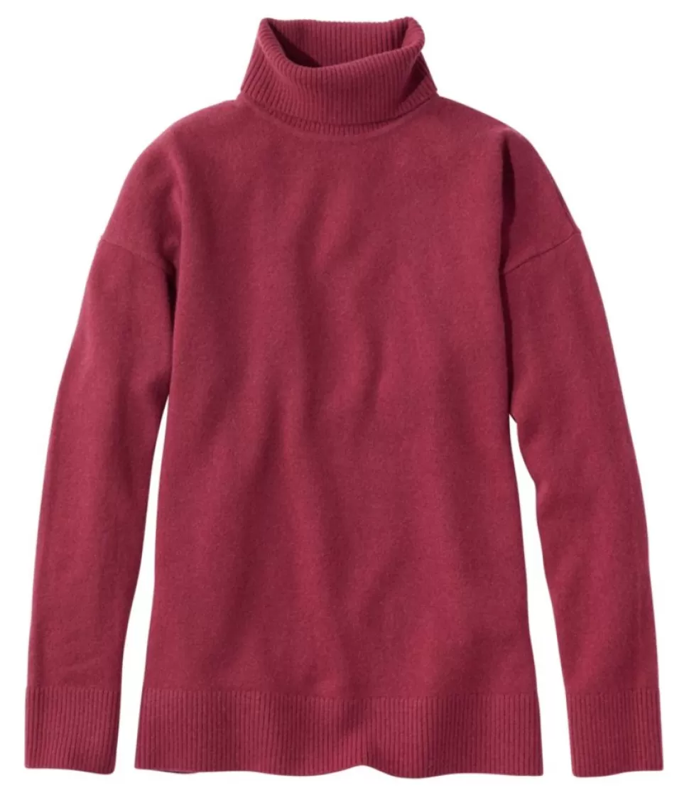 Fashion "Women's Classic Cashmere Sweater, Turtleneck" Women Sweaters